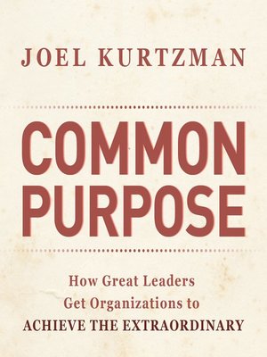 cover image of Common Purpose